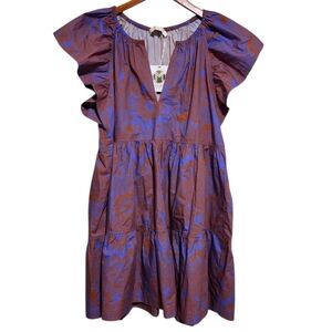 Marie Oliver Kara Dress in Amber Blossom Size Large NWT